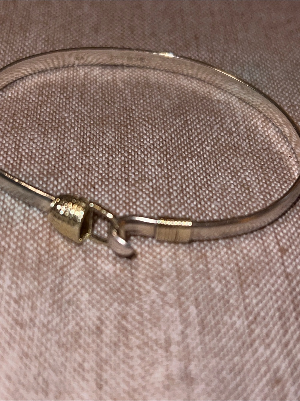 Nantucket Basket Bracelet/ sterling and gold - Picture 7 of 7